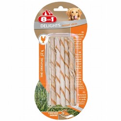 8in1 - 8in1 Delights Bones Ağız Bakım Burgu Çubuğu Köpek Ödülü 55 Gr 