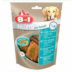 8in1 - 8in1 Fillets Pro Breath Tavuklu Köpek Ödülü Small 80 Gr 