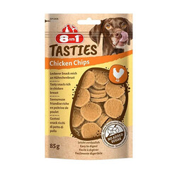 8in1 - 8in1 Tasties Chicken Chips Tavuk Cipsi Köpek Ödülü 85 Gr 