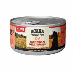 Acana - Acana Premium Pate Somonlu ve Tavuklu Ezme Yetişkin Kedi Konservesi 85 Gr 