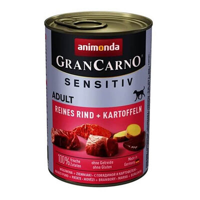 Animonda Gran Carno Sensitiv Sığırlı Patatesli Köpek Konservesi 400 Gr 