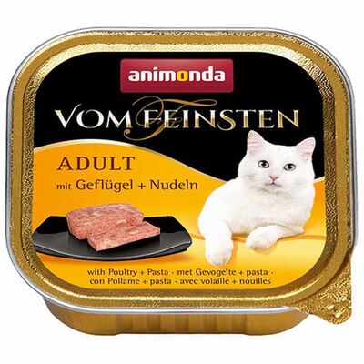 Animonda Vom Feinsten Kümes Hayvanlı ve Makarnalı Yetişkin Kedi Konservesi 100 Gr 