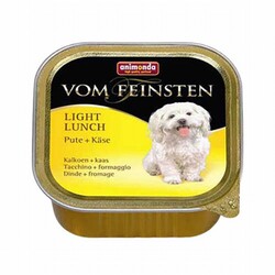 Animonda - Animonda Vom Feinsten Hindili ve Peynirli Light Köpek Konservesi 150 Gr 