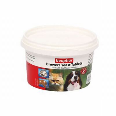 Beaphar Brewers Yeast Kedi ve Köpek Sarımsaklı Bira Mayası Tableti 250 Adet 162,5 Gr 