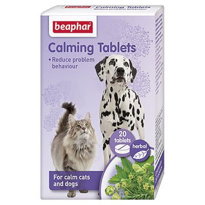 Beaphar Calming Tablets Bitkisel Sakinleştirici Kedi ve Köpek Tableti 20'li 