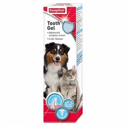 Beaphar - Beaphar Ciğer Aromalı Kedi ve Köpek Diş Bakım Jeli 100 Gr 