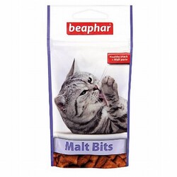 Beaphar - Beaphar Malt Bits Tüy Yumağı Önleyici Kedi Ödülü 35 Gr 