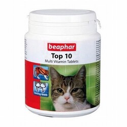 Beaphar - Beaphar Top 10 Kedi Multi Vitamin Tableti 180 Adet 