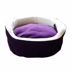 Bedspet - Bedspet Ağızlıklı Sepet Kedi ve Küçük Irk Köpek Yatağı Mor 