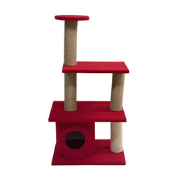Bedspet - Bedspet Kedi Tırmalama Platformu M:9 Kırmızı 