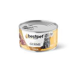 Bestpet - BestPet Gurme Jelly Ciğerli Tahılsız Yetişkin Kedi Konservesi 85 Gr 