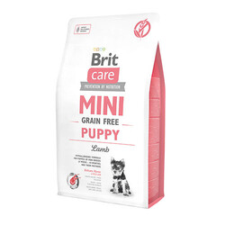 Brit Care - Brit Care Grain Free Mini Puppy Hypoallergenic Kuzulu Küçük Irk Tahılsız Yavru Köpek Maması 2 Kg 