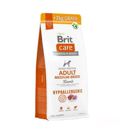 Brit Care - Brit Care Hypoallergenic Adult Medium Breed Kuzulu Orta Irk Yetişkin Köpek Maması 12+2 Kg 