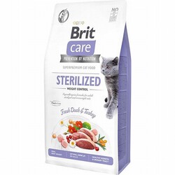 Brit Care - Brit Care Hypoallergenic Kilo Dengeleyici Ördekli Tahılsız Kısırlaştırılmış Kedi Maması 7 Kg 