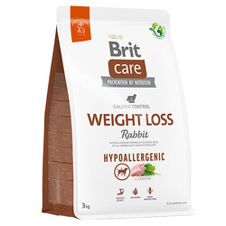 Brit Care - Brit Care Hypoallergenic Weight Loss Rabbit Tavşanlı Kilo Dengeleyici Yetişkin Köpek Maması 3 Kg 