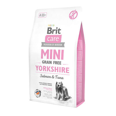 Brit Care Mini Yorkshire Somonlu Küçük Irk Tahılsız Yetişkin Köpek Maması 2 Kg 
