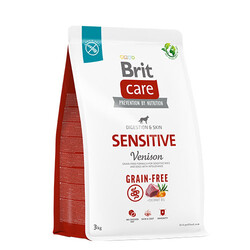 Brit Care - Brit Care Sensitive Digestion Skin Geyikli Tahılsız Yetişkin Köpek Maması 3 Kg 