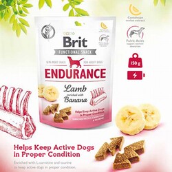 Brit Endurance Kuzu Etli ve Muzlu Köpek Ödülü 150 Gr - Thumbnail