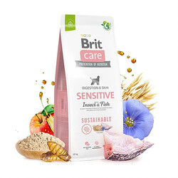 Brit Care - Brit Sustainable Sensitive Balık ve Böcek Proteinli Yetişkin Köpek Maması 12 Kg 