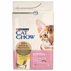 Cat Chow - Cat Chow Kitten Tavuklu Yavru Kedi Maması 1,5 Kg 