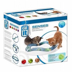 Catit - Catit Senses Speed Circuit Işıklı Top Oyun Çemberi Kedi Oyuncağı 