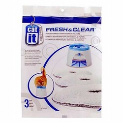 Catit - Catit Fresh Clear Otomatik Kedi Su Kabı Yedek Filtresi 55600 İçin 3'lü 