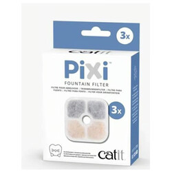 Catit - Catix Pixi Otomatik Kedi Su Kabı Yedek Filtre Kartuşu 3'lü 