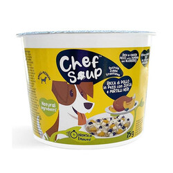 Chef Soup - Chef Soup Tavuk Yaban Mersini Bal Kabaklı Küçük ve Orta Irk Köpekler İçin Hazır Çorba 25 Gr 