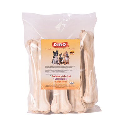 Dibo Beyaz Press Kemik Köpek Ödülü 10'lu 150-160 Gr 21 Cm 