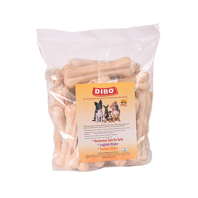 Dibo Beyaz Press Kemik Köpek Ödülü 25'li 25-55 Gr 12 Cm 