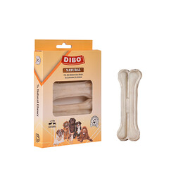 Dibo - Dibo Beyaz Press Kemik Köpek Ödülü 5'li 20-25 Gr 7 Cm 