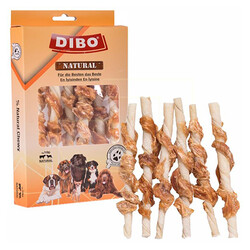 Dibo - Dibo Tavuklu Burgu Çubuk Çiğneme Köpek Ödülü 50 Gr 