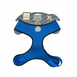 Doggie - Doggie Havalı Dokuma Küçük Irk Köpek Göğüs Tasması Royalblue 2x50-65 Cm 