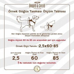 Doggie Havalı Dokuma Küçük Irk Köpek Göğüs Tasması Siyah 2x50-65 Cm - Thumbnail