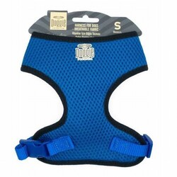 Doggie - Doggie Havalı Dokuma Küçük Irk Köpek Göğüs Tasması Royalblue 1,5x25-35 Cm 