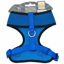 Doggie Havalı Dokuma Küçük Irk Köpek Göğüs Tasması Royalblue 1,5x25-35 Cm - Thumbnail