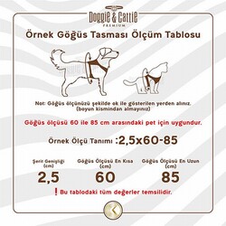 Doggie Konfor Dokuma Ronin Köpek Göğüs Tasması Haki 1x30-35 Cm - Thumbnail