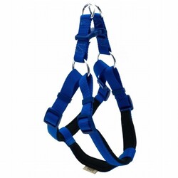 Doggie - Doggie Konfor Ronin Dokuma Köpek Göğüs Tasması Royalblue 2x45-55 Cm 