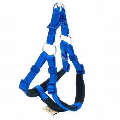 Doggie Konfor Ronin Dokuma Köpek Göğüs Tasması Royalblue 1x30 35 Cm 