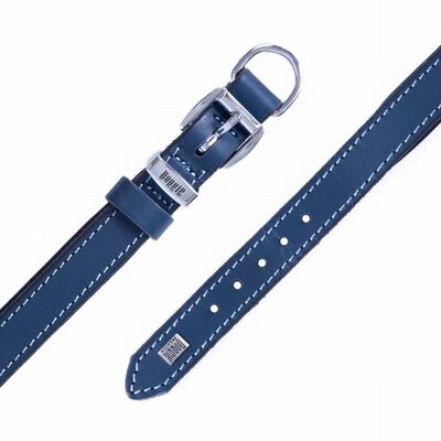 Doggie Yumuşak Firstclass Deri Köpek Boyun Tasması Royalblue 1,5x25-30 Cm 