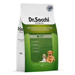 Dr.Sacchi - Dr.Sacchi Premium Kuzu Etli Düşük Tahıllı Yetişkin Köpek Maması 1,5 Kg 