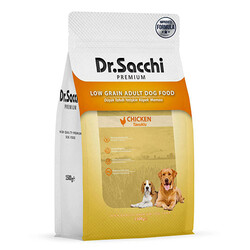 Dr.Sacchi - Dr.Sacchi Premium Tavuklu Düşük Tahıllı Yetişkin Köpek Maması 1,5 Kg 