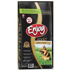 Enjoy - Enjoy Biftekli Yetişkin Köpek Maması 15 Kg 