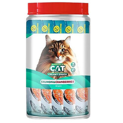 Eurogold - EuroGold Cat Sıvı Kedi Ödülü Somonlu ve Kızılcıklı 30x15 Gr 