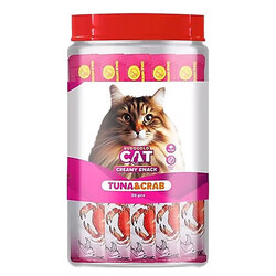 Eurogold - EuroGold Cat Sıvı Kedi Ödülü Ton Balıklı ve Yengeçli 30x15 Gr 