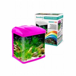 EuroStar - EuroStar Akdeniz 320 Pembe Akvaryum 4w Led 32x23x38,5 Cm 