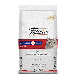 Felicia - Felicia Hypoallergenic Kuzulu Düşük Tahıllı Yetişkin Kedi Maması 12 Kg 