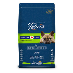 Felicia - Felicia HypoAllergenic Small Mini Kuzulu Küçük Irk Düşük Tahıllı Yetişkin Köpek Maması 3 Kg 