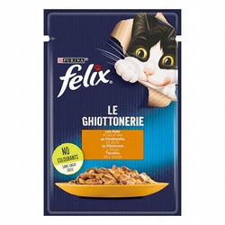 Felix - Felix Pouch Tavuklu Yetişkin Kedi Konservesi 12 Adet 85 Gr 