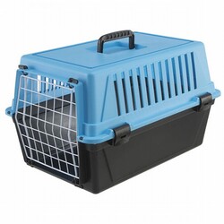 Ferplast - Ferplast Atlas 10 Kedi ve Küçük Irk Köpek Taşıma Kabı 32x48x29 Cm Mavi 